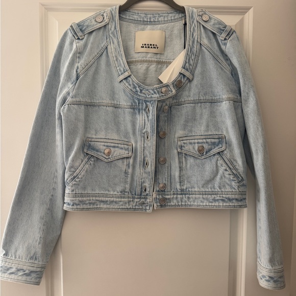 Isabel Marant Light Blue Denim Jacket Valene